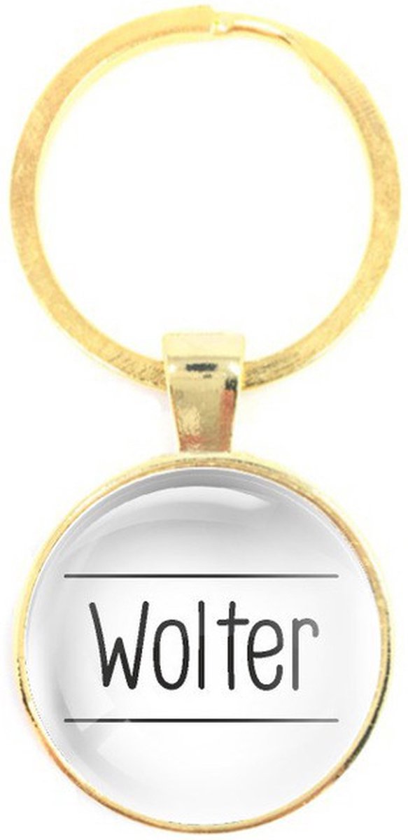 Sleutelhanger Glas - Wolter