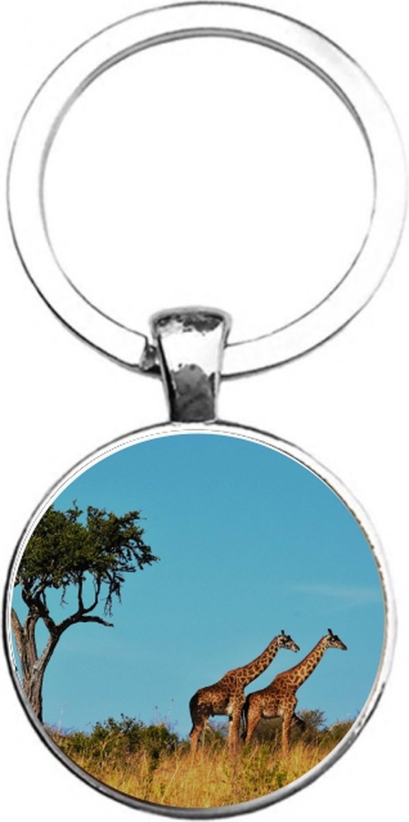 Sleutelhanger Glas - Giraffe