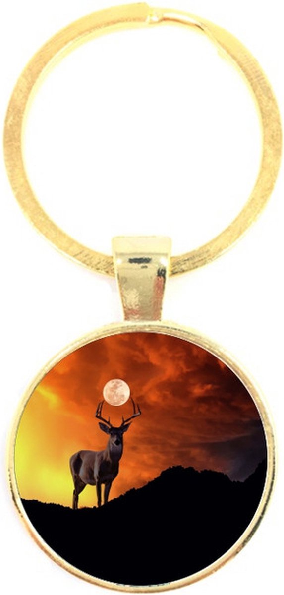 Sleutelhanger Glas - Hert