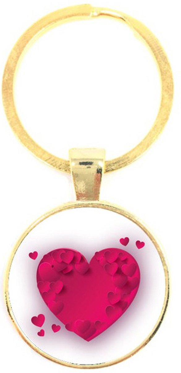 Sleutelhanger Glas - Liefde