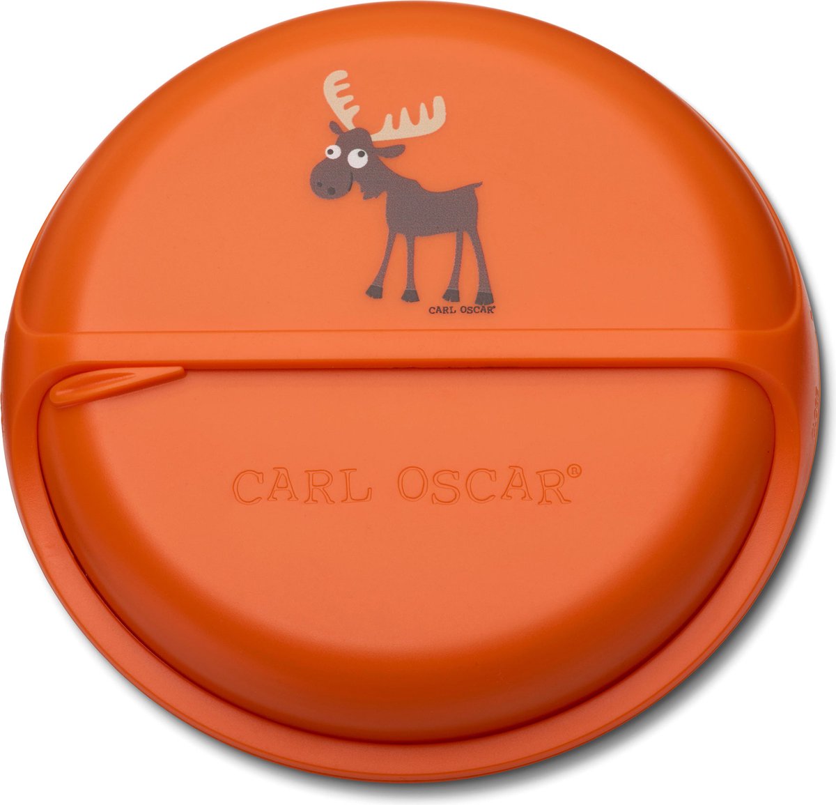 Carl Oscar BentoDISC™ - Ø18 CM - Take away opbergdoos - 0.5L - Oranje - Rendier