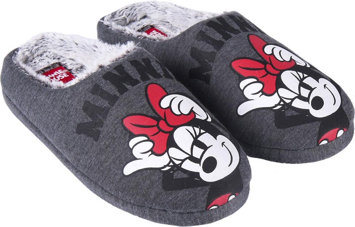 Disney Minnie Mouse Sloffen Instappers - Cute Red Bow