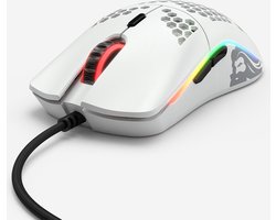 Glorious PC Gaming Race Model O- (small) - Muis - USB Type-A - Optisch - 3200 DPI - Rechtshandig - Mat Wit
