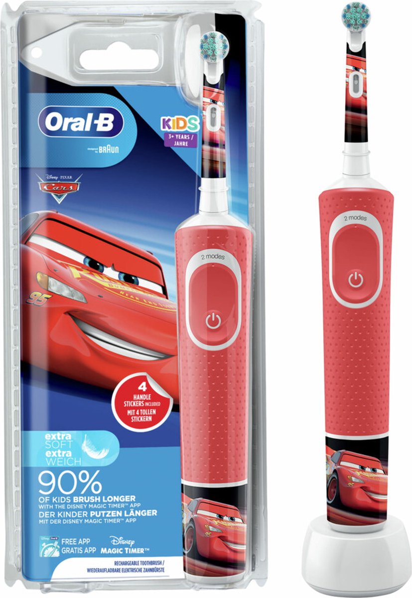 Oral-B Kids Elektrische Tandenborstel - Cars - Powered By Braun - Oral B