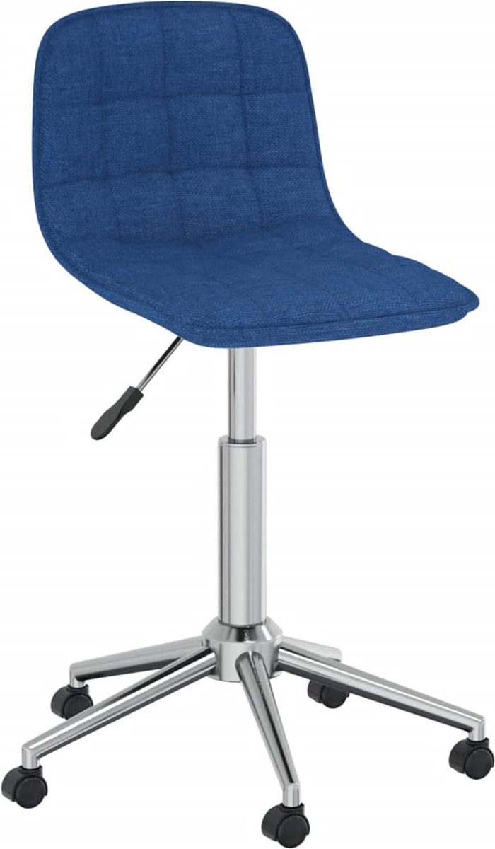 Prolenta Premium - Kantoorstoel draaibaar stof blauw