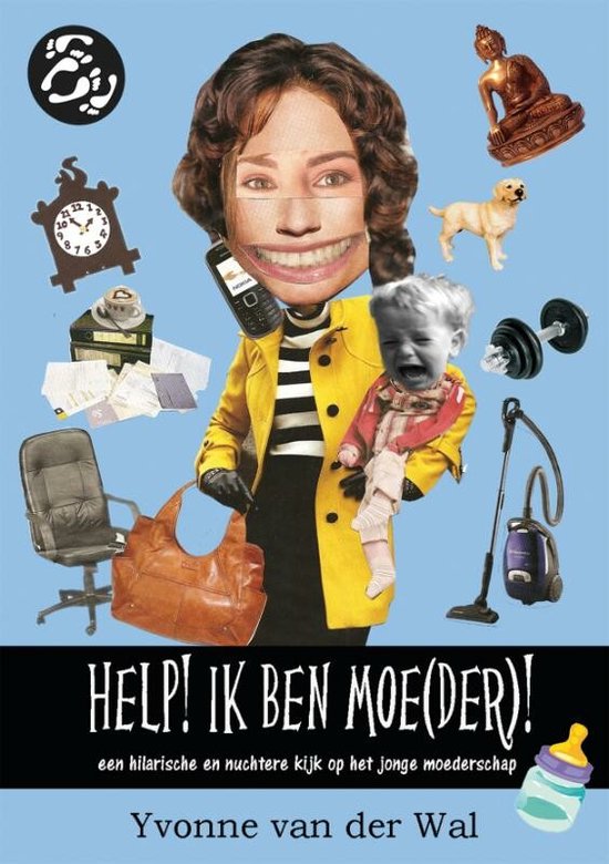 Cover van het boek 'Help, ik ben moe(der)' van Y. van der Wal