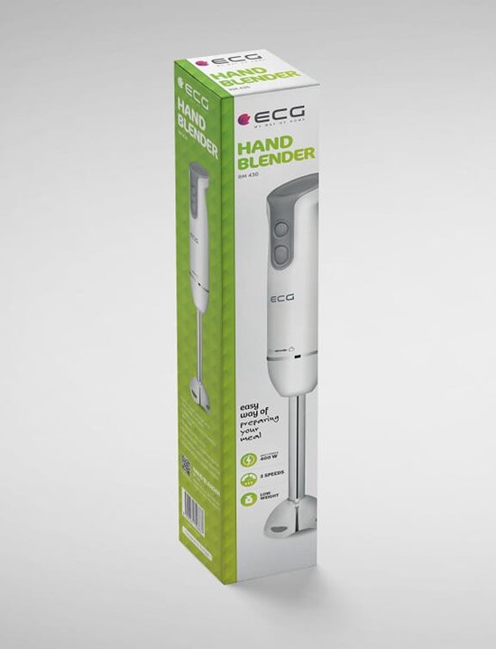 ECG RM 430 - Staafmixer - Wit/rvs - 400 W van ECG — afbeelding 5