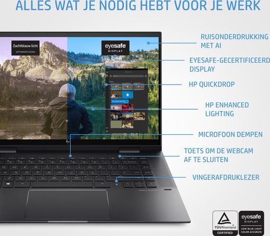 HP Envy x360 15-eu0150nd - 2-in-1 Laptop - 15.6 inch - HP - Hoofdafbeelding