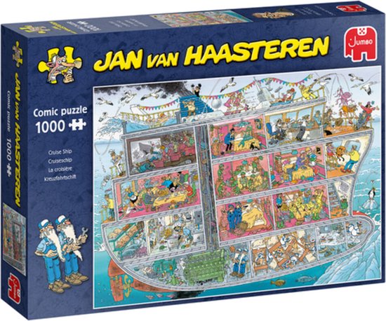 Jumbo Puzzel Jan Van Haasteren Cruiseschip 1000 Stukjes