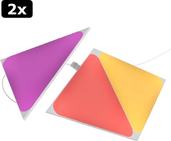2x Nanoleaf Formes Triangles Expansion Pack 3PK | bol.com