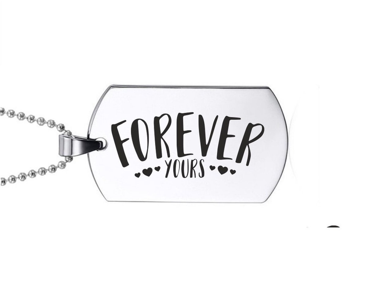 Ketting RVS - Forever Yours