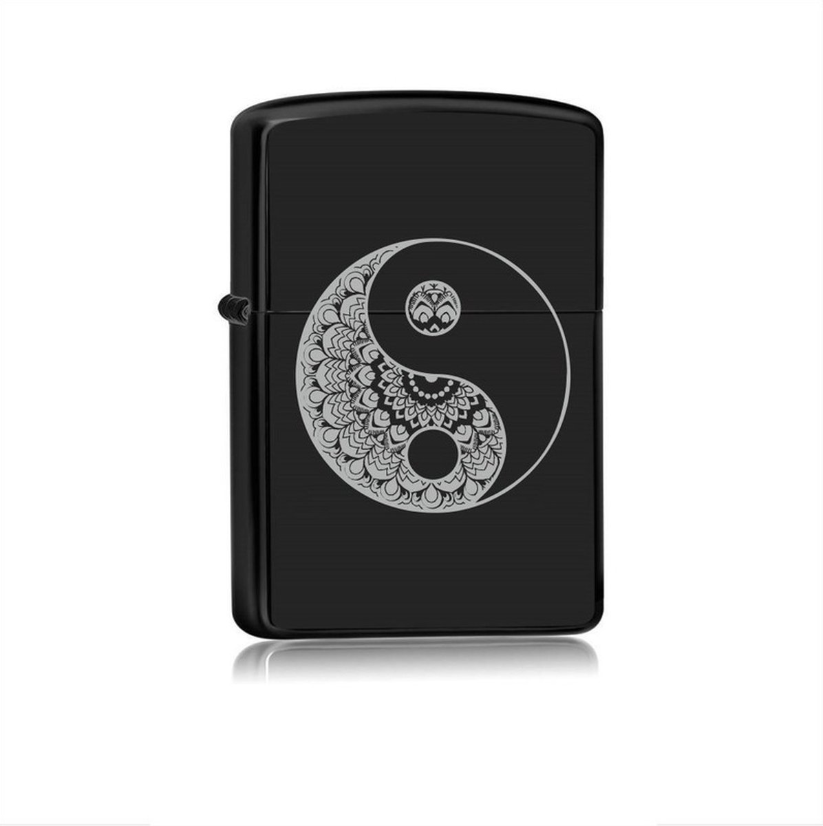 Goedkoopste Aansteker Zwart - Yin Yang Mandala