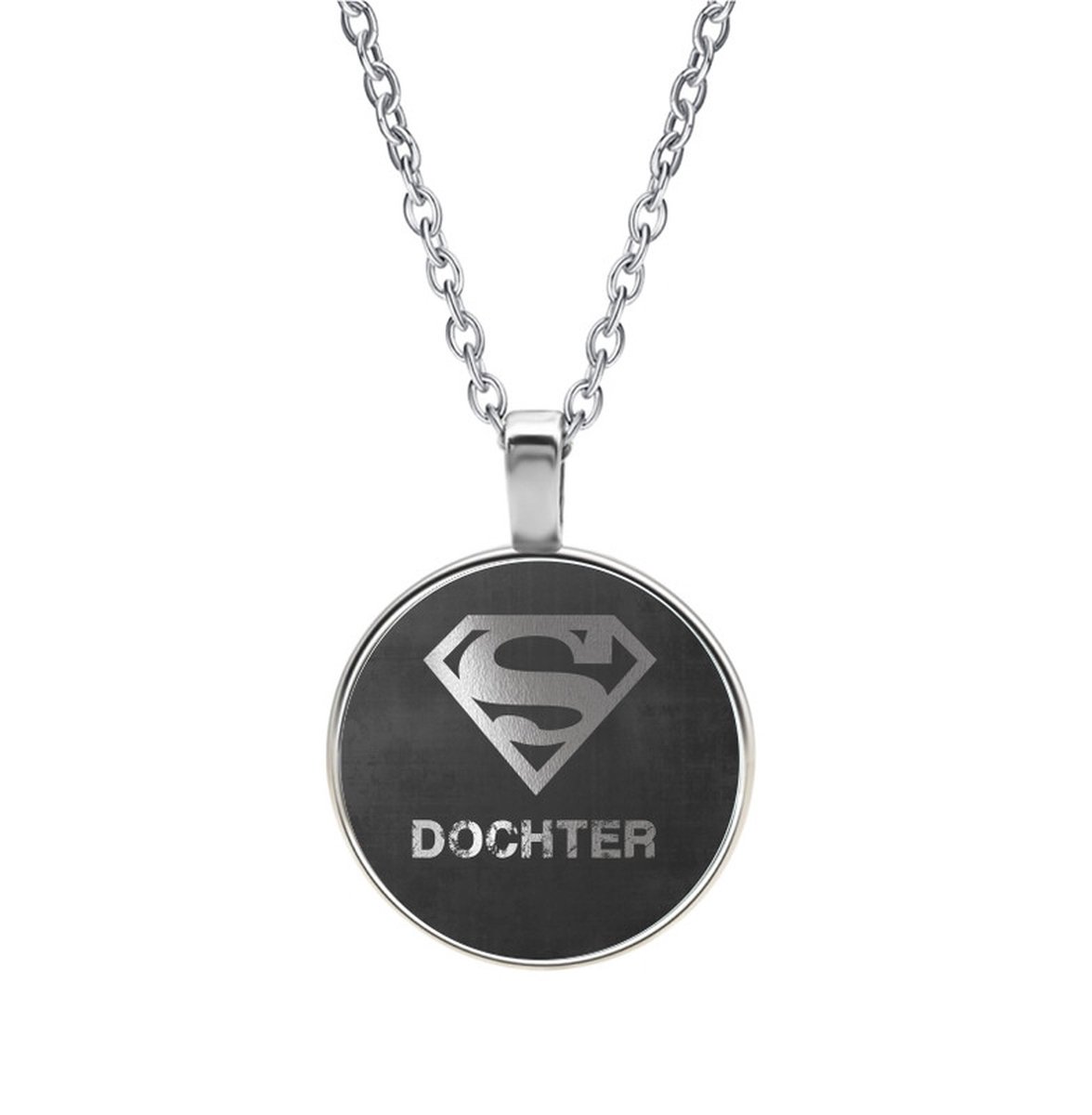 Ketting Glas - Super Dochter