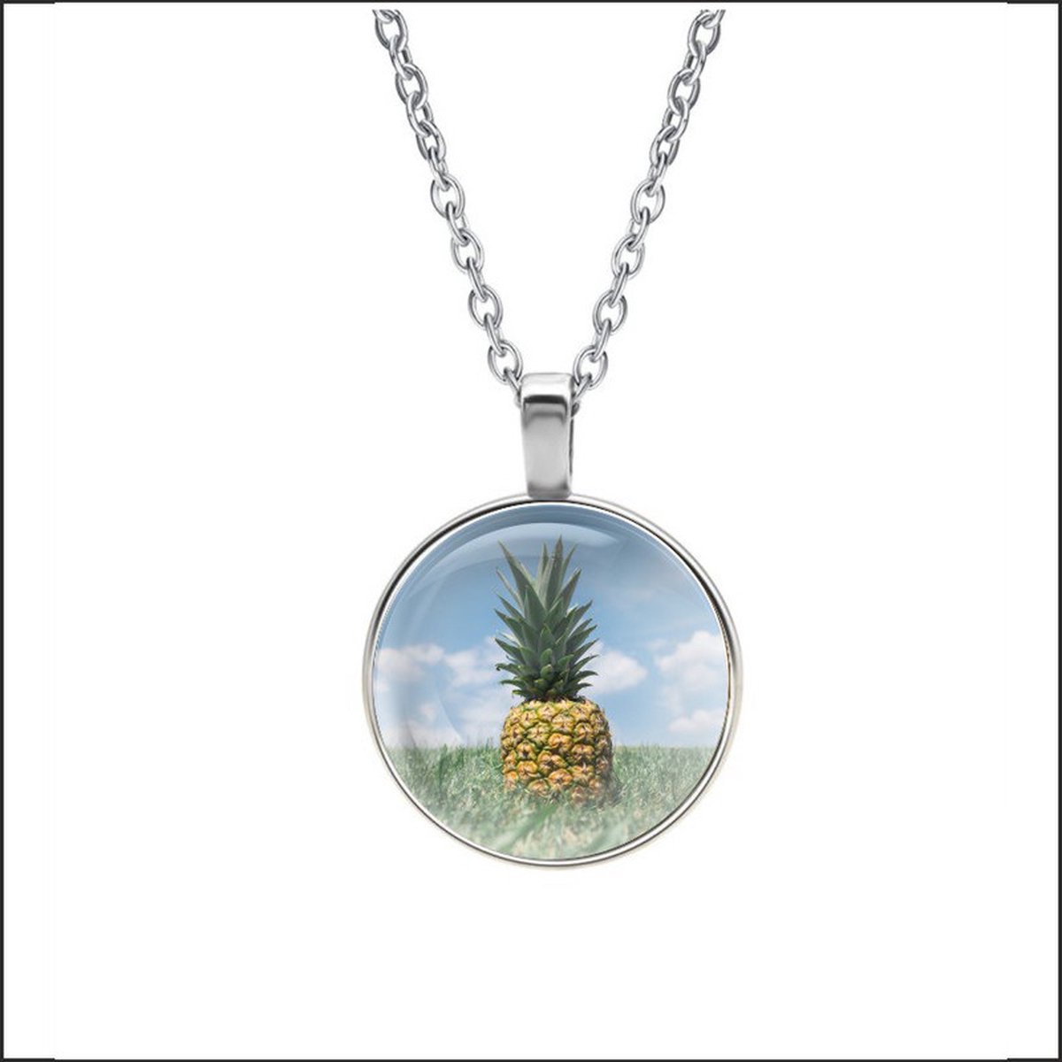 Ketting Glas - Ananas