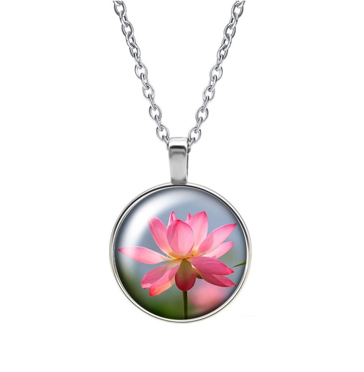Ketting Glas - Bloem