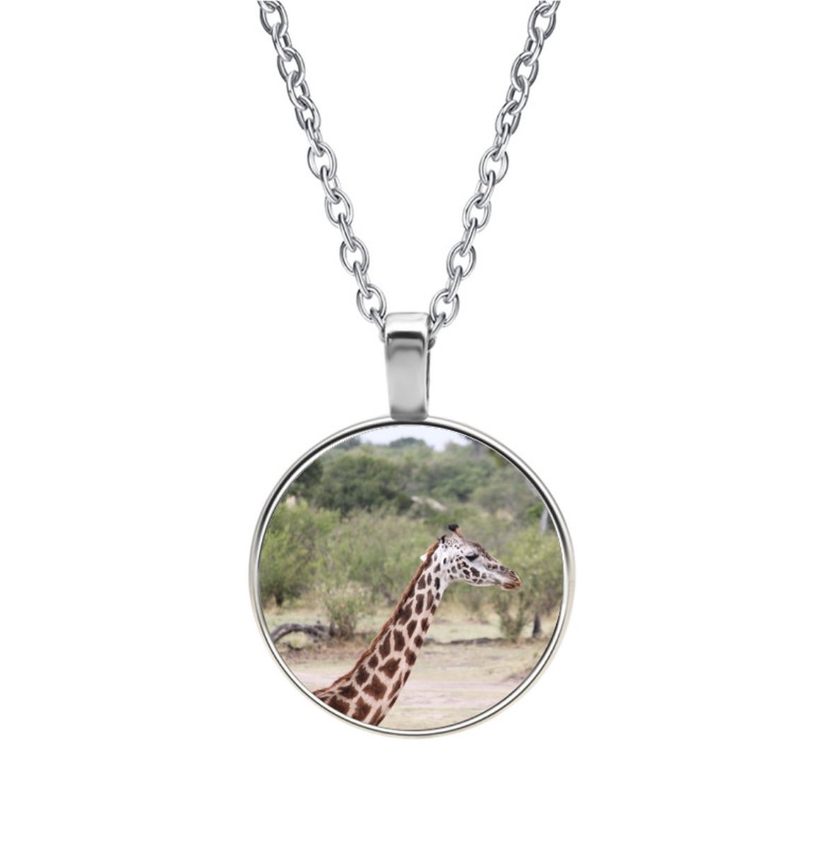 Ketting Glas - Giraffe
