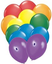 30 stuks regenboogkleur ballonnen