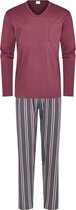 Mey Tweedelige Pyjama Block Stripes Heren 34034 762 oxblood 56