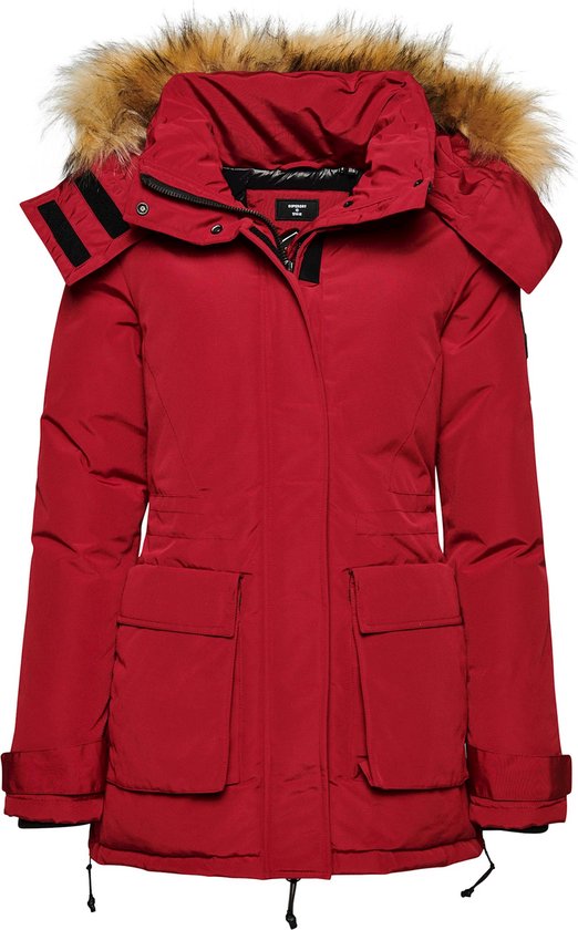 Superdry Code Xpd Everest Jasje Rood 2XS Vrouw