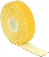 Klittenband rol 20mm / geel (3 meter)