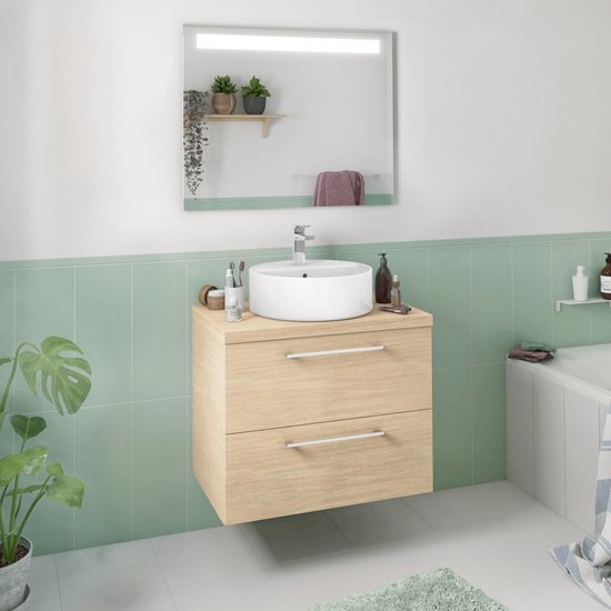 SENSEA - Miroir de salle de bain LED avec éclairage 19W ESSENTIAL - Lampe  miroir L.80... | bol.com