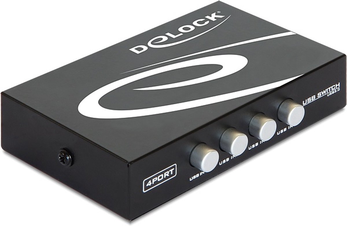 USB Switch Delock 4 ingangen - 1 uitgang