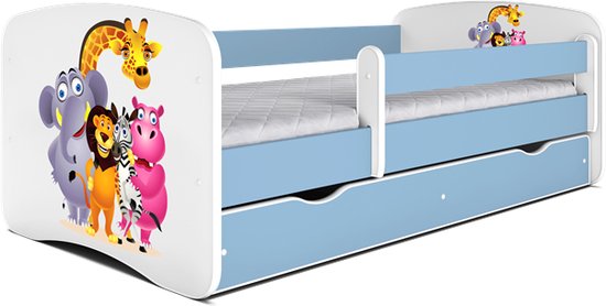 Kleuterbed Top Beds Racing Car 80x160 Politie Incl. Matras