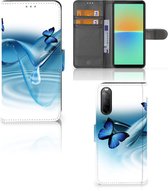 GSM Hoesje Sony Xperia 10 IV Telefoonhoesje Portemonnee Vlinders