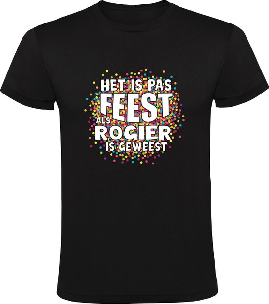 Grappig feest T-shirt voor mannen