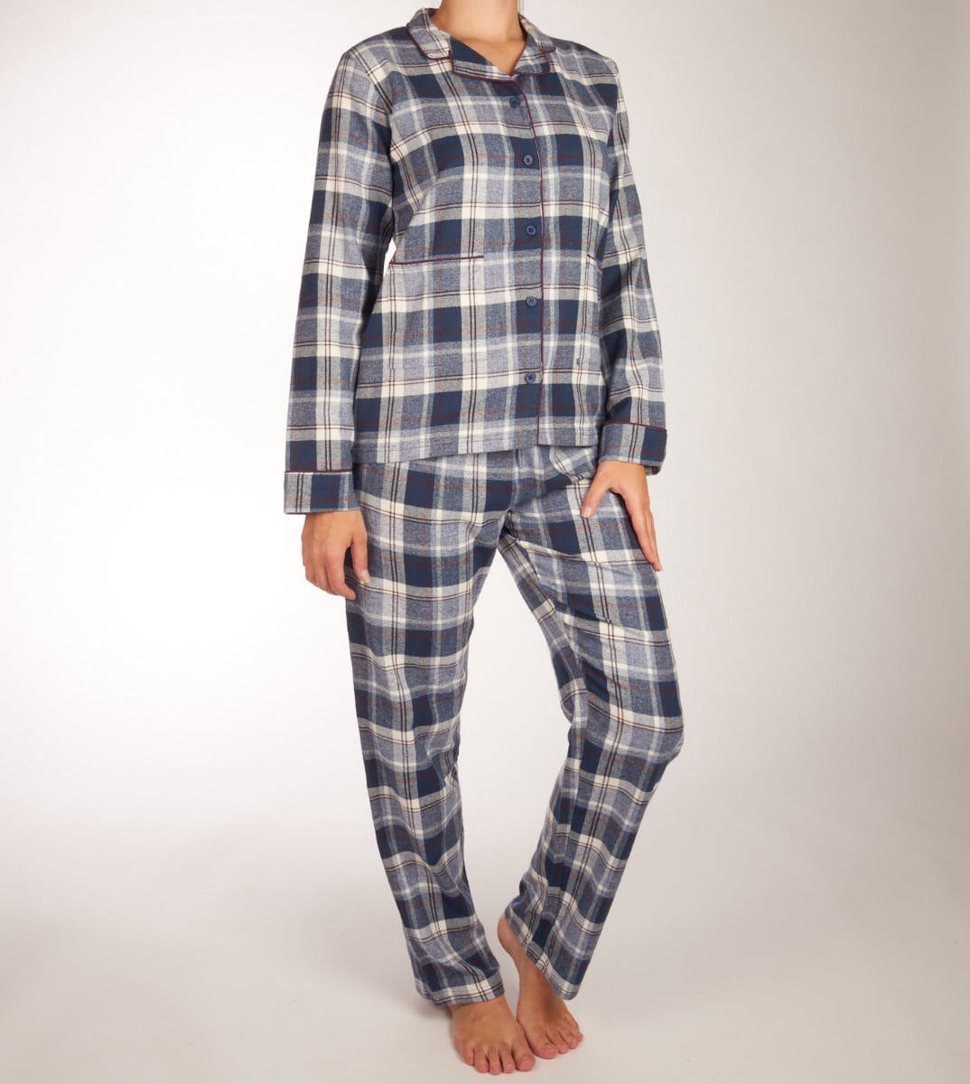 Eskimo Pyjama lange broek 'Blue' Katoen 40
