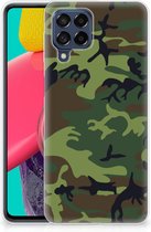 GSM Hoesje Geschikt voor Samsung Galaxy M53 Smartphonehoesje Camouflage