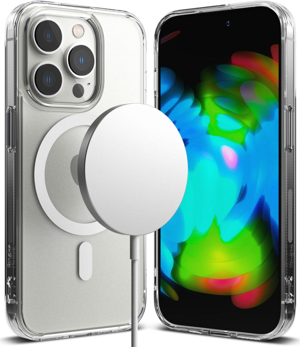 Ringke Fusion MagSafe Matte Transparant Hoesje Geschikt voor Apple iPhone 14 Pro