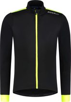 Rogelli Core Fietsshirt - Lange Mouwen - Heren - Zwart, Fluor - Maat XL
