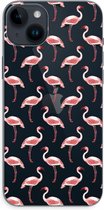 Case Company® - Hoesje geschikt voor iPhone 14 Plus hoesje - Flamingo - Soft Cover Telefoonhoesje - Bescherming aan alle Kanten en Schermrand