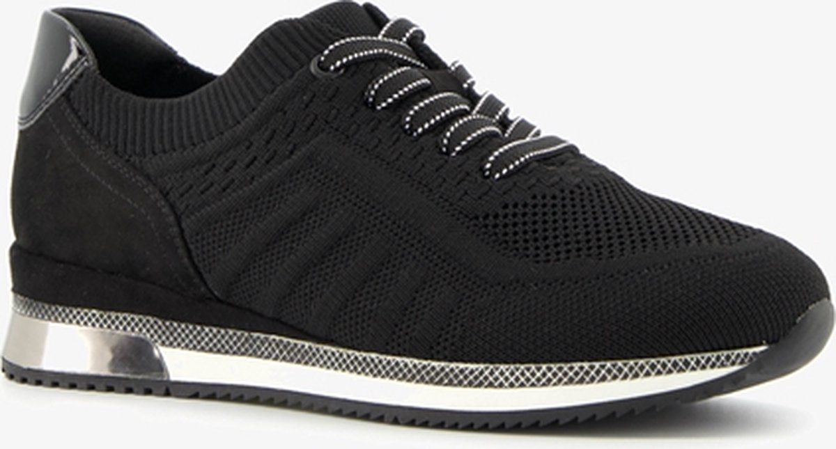 Nova dames sneakers - Zwart - Maat 40 - Uitneembare zool