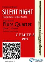 Flute 2 part of "Silent Night" for Flute Quartet