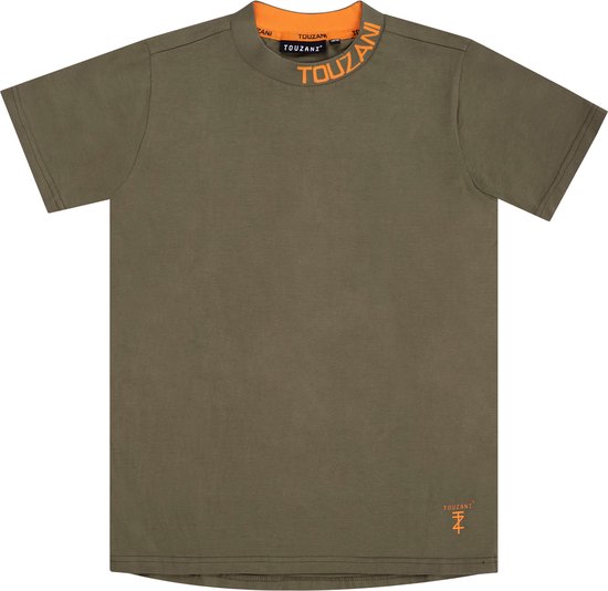 Touzani - T-shirt - GOROMO TRICK Green (122-128) - Kind - Voetbalshirt - Sportshirt