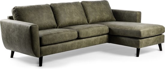 Savannah - Sofa - 3-zitbank - chaise longue links of rechts - stof Savannah - groen