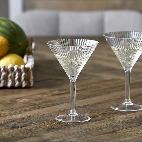 Afgeschaft snijder inkt Riviera Maison Cocktail glazen set voor binnen/buiten, niet breekbaar -  Live For... | bol.com