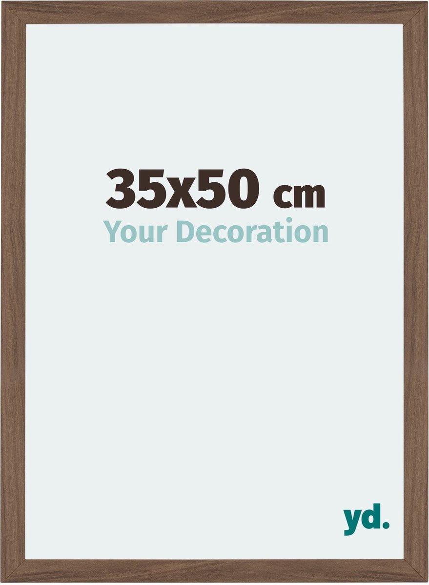 Your Decoration - Fotolijst 35x50 cm - MDF - Walnoot Donker - Mura