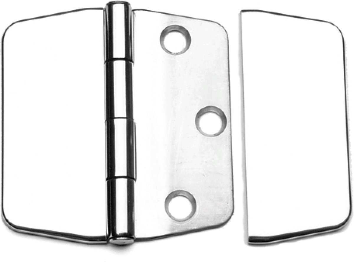 Scharnier met afdekkap 74 x 75 mm