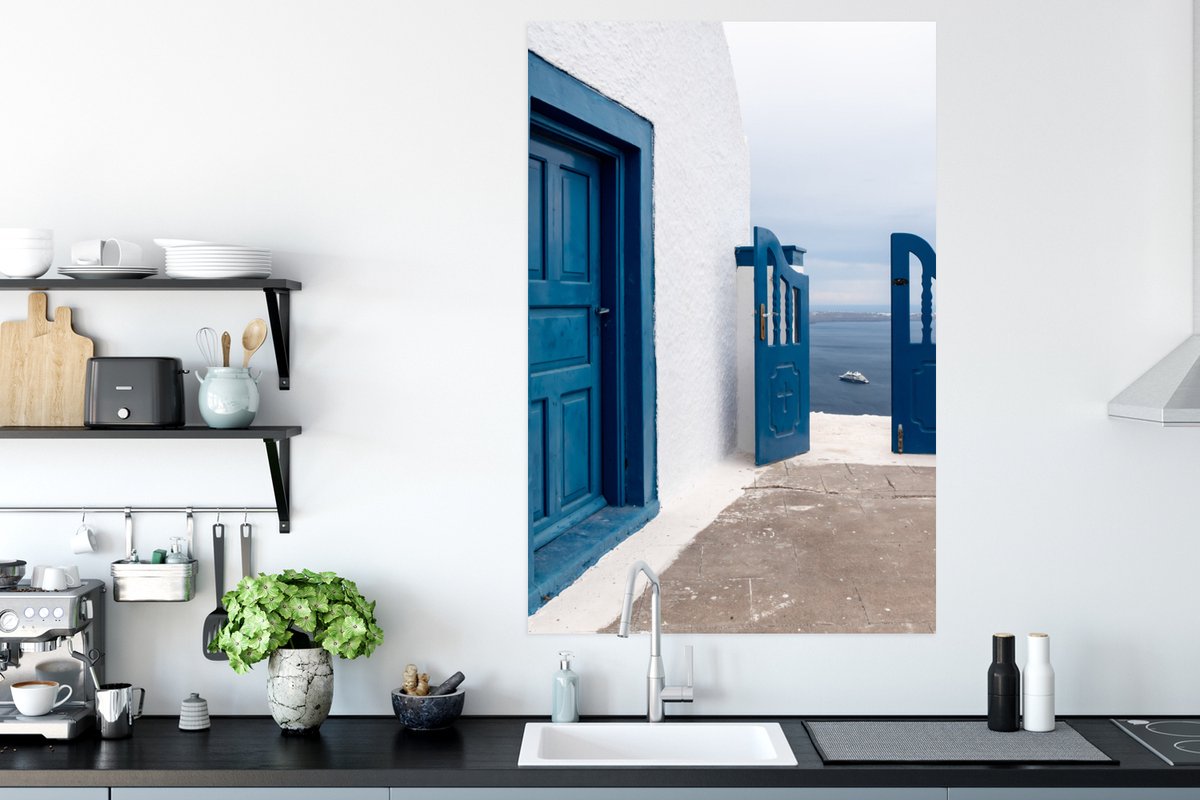 Deur - Blauw - Wit - Architectuur