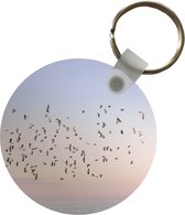 Porte-clés - Vogels - Mer - Ciel - Nature - Été - Plastique - Rond - Cadeaux à distribuer
