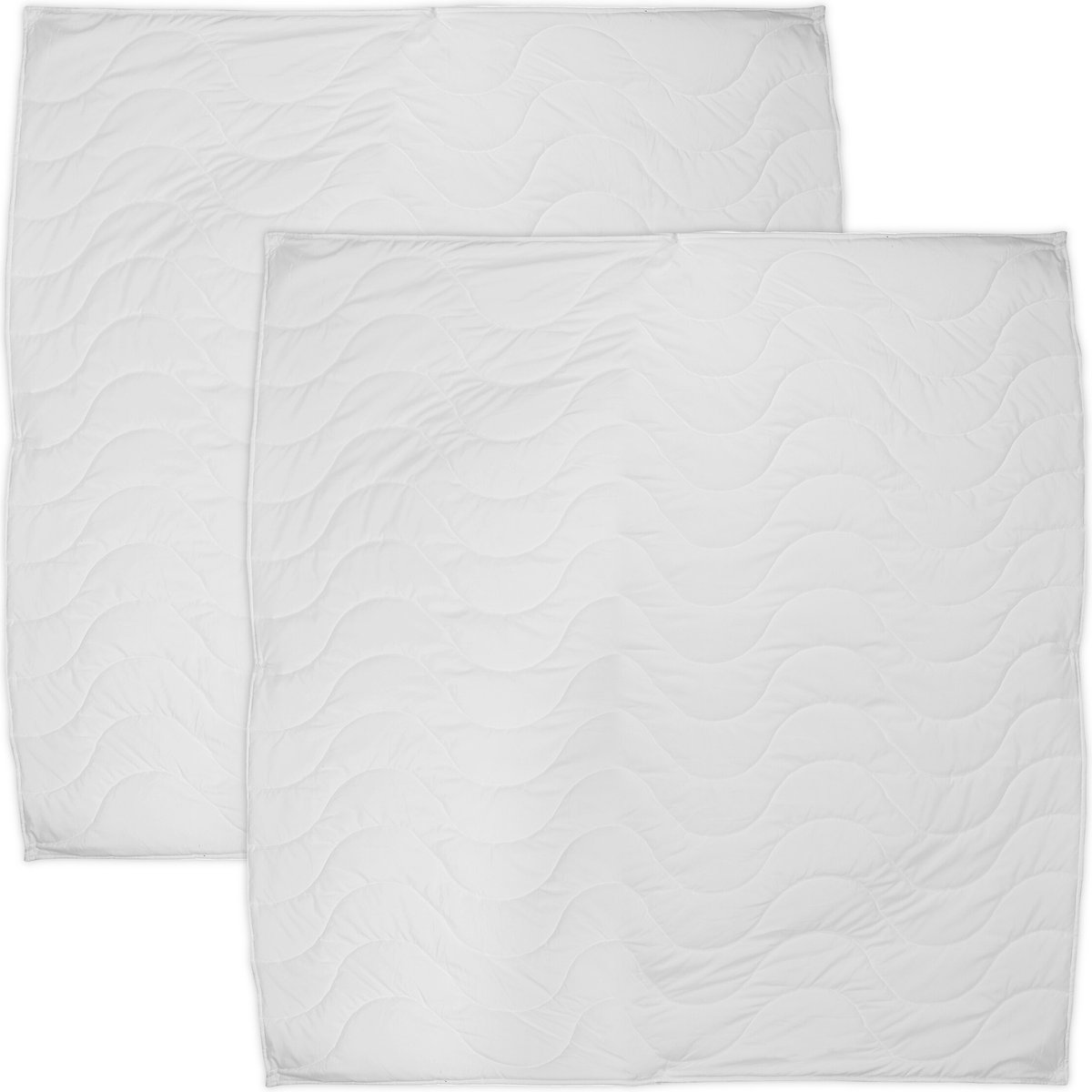 4 seizoenen dekbed - Oeko-Tex Standard 100 - polyester - zacht winter- en zomerdekbed - 200 x 220 cm - wit thumbnail 4