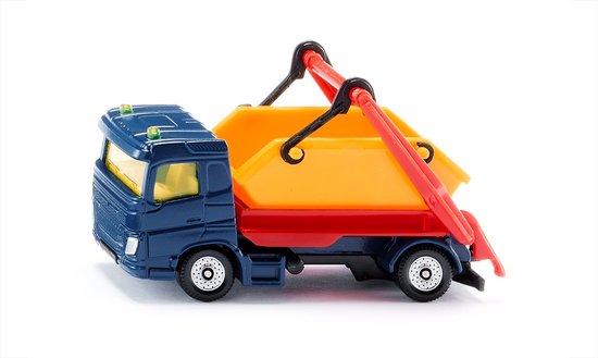 Siku 1298, Vrachtwagen/oplegger miniatuur, Voorgemonteerd, Elk geslacht, Metaal, Kunststof, Marineblauw , Rood, Geel, 81 mm