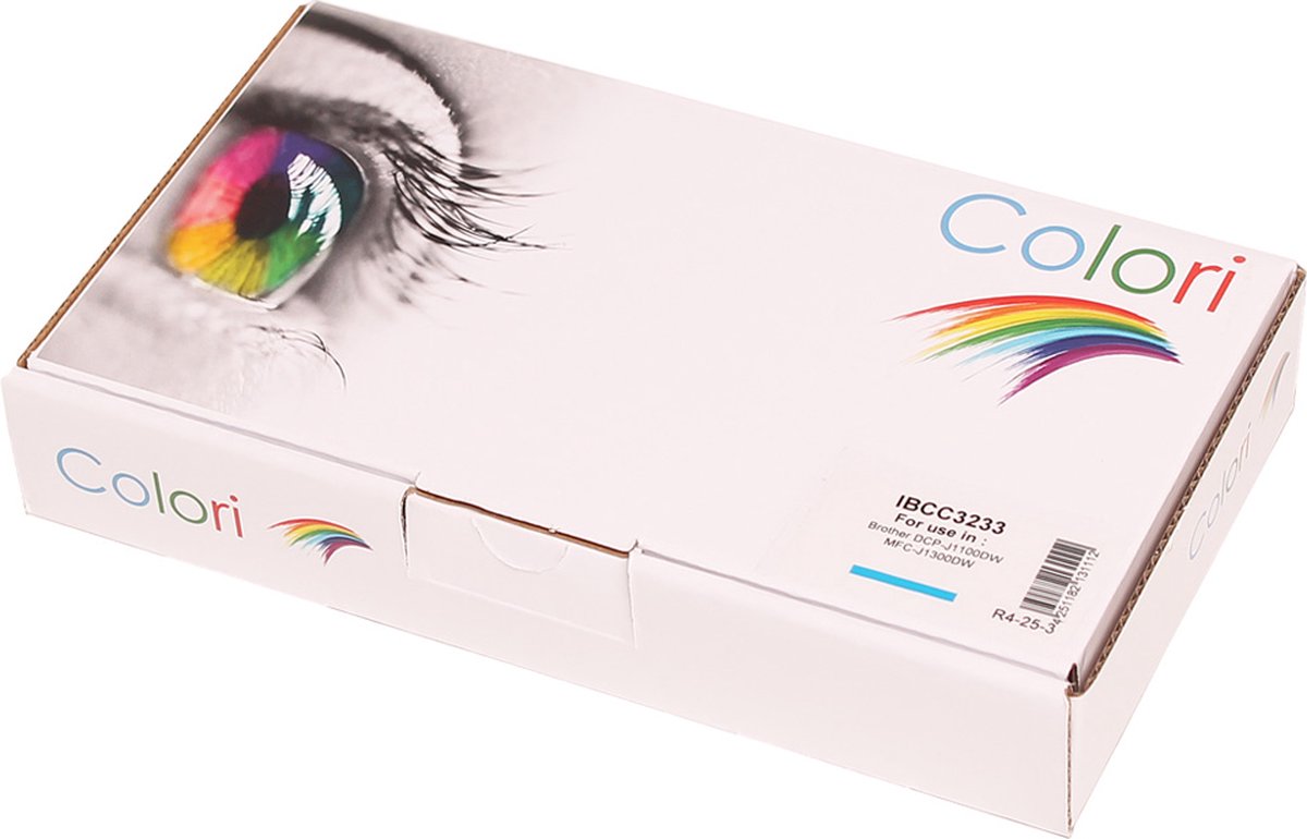 Colori huismerk inkt cartridge geschikt voor Brother LC-3233C LC-3233 cyan voor Brother DCP-J1100DW MFC-J1300DW