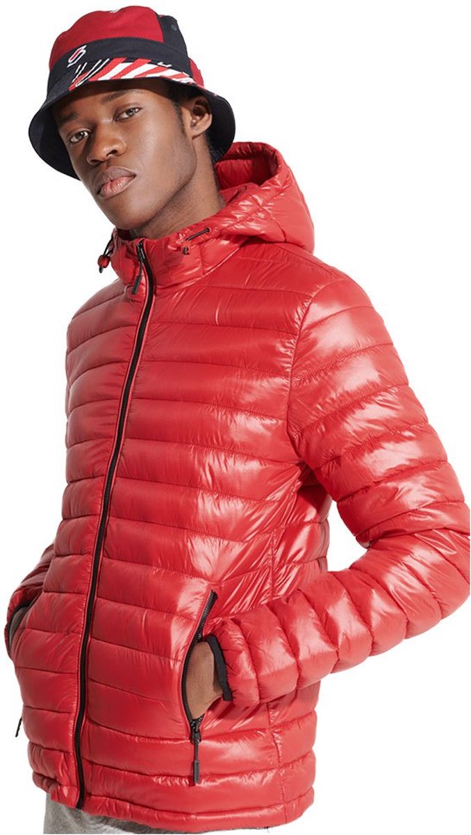 Superdry Shine Fuji Jas M Man Rood