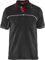 Blåkläder 3389 Poloshirt Zwart/Rood maat S