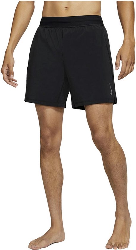 Nike Yoga Dri-Fit Active 2 In 1 Korte Broek Heren - Black / Gray - XL