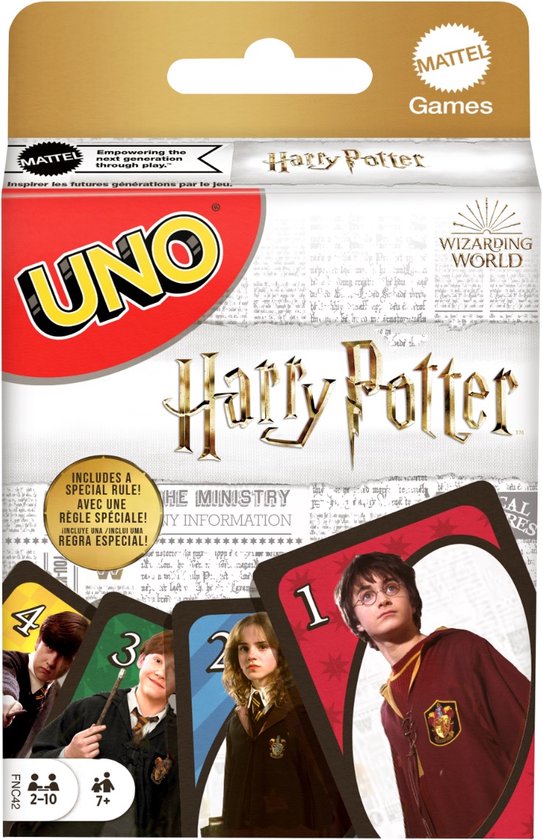 Mattel Games Uno Jeu de cartes, pour enfants et soirées en famille